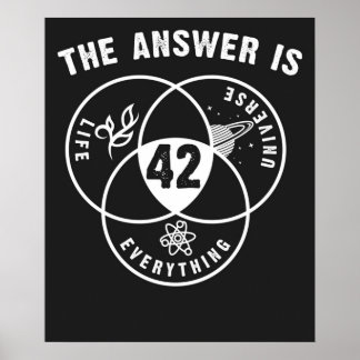 42が答え ポスター