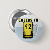 42への応援。 誕生日 缶バッジ (正面&裏面)