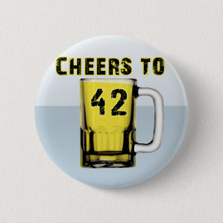 42への応援。 誕生日 缶バッジ