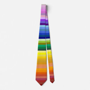 42ストライプRainbow Spectrum ネクタイ