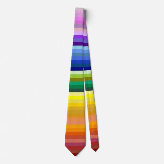 42ストライプRainbow Spectrum ネクタイ (正面)