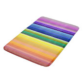 42ストライプRainbow Spectrum バスマット (アングル)