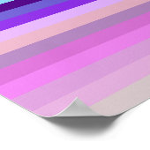 42ストライプRainbow Spectrum ポスター (角)