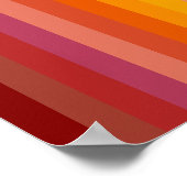 42ストライプRainbow Spectrum ポスター (角)