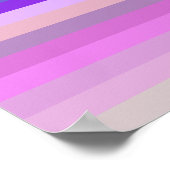 42ストライプRainbow Spectrum ポスター (角)
