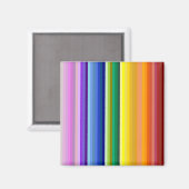 42ストライプRainbow Spectrum マグネット (正面/裏面)