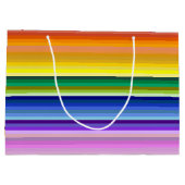 42ストライプRainbow Spectrum ラージペーパーバッグ (裏面)