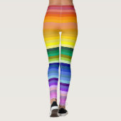 42ストライプRainbow Spectrum レギンス (裏面)