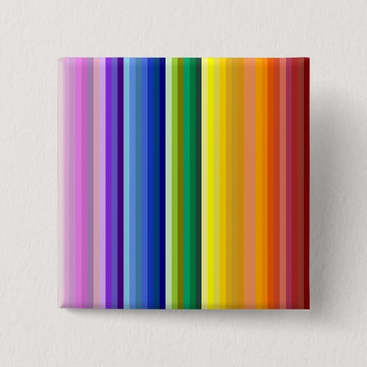 42ストライプRainbow Spectrum 缶バッジ (正面)