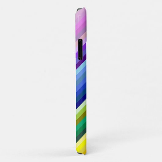 42ストライプRainbow Spectrum Case-Mate iPhoneケース (裏面/右)