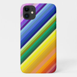 42ストライプRainbow Spectrum iPhone 11 ケース