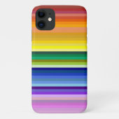 42ストライプRainbow Spectrum Case-Mate iPhoneケース (裏面)
