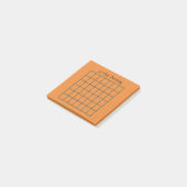 42デイトラッカーオレンジ色付箋 ポストイット (アングル)