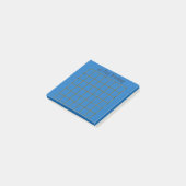 42デイトラッカーブルー付箋 ポストイット (アングル)