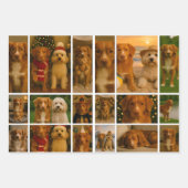 42フォトコラージュパーソナライズされたテンプレート ラッピングペーパーシート (正面)