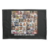 42フォトコラージュ – 7対6の写真(グリッド) 枕カバー (正面)