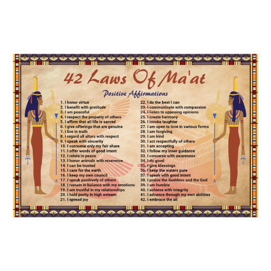 42マートの法律 – 前向き主張ポスター フォトプリント (正面)