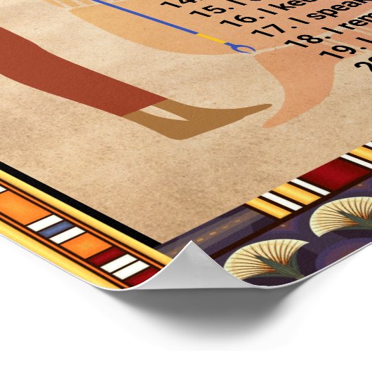 42マートの法律 – 前向き主張ポスター ポスター (角)