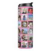 42写真パーソナライズされたコラージュ タンブラー (回転左)