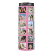 42写真パーソナライズされたコラージュ タンブラー (裏面)