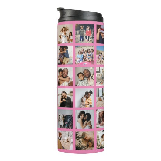 42写真パーソナライズされたコラージュ タンブラー (回転右)