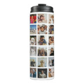 42写真パーソナライズされたコラージュ タンブラー (正面)