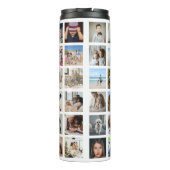 42写真パーソナライズされたコラージュ タンブラー (裏面)