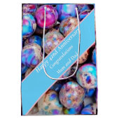 42周年記念結婚のジャスパー ミディアムペーパーバッグ (裏面)