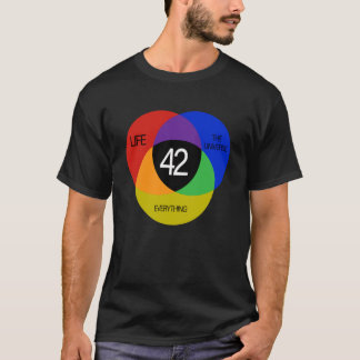 42宇宙と全ての生命に対する答え Tシャツ