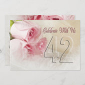 42年パーティの招待状 招待状 (正面/裏面)