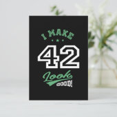 42歳の誕生日 出欠カード (スタンド正面)