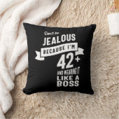42歳 – 42誕生日ギフトおもしろい クッション (ブランケット)
