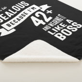 42歳 – 42誕生日ギフトおもしろい シェルパブランケット (3/4)