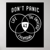 42生命の宇宙と全てに対する答え ポスター (正面)