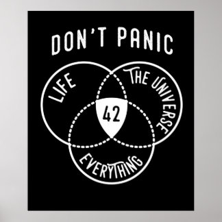 42生命の宇宙と全てに対する答え ポスター
