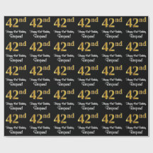 42番目の誕生日:エレガント豪華なフェイク金ゴールドルック#