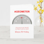 42番目の誕生日、Ageometer 読's カード (黄色い花)