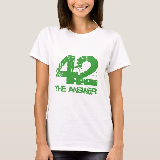 42答えのTシャツはあります Tシャツ (正面)