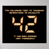 42答え ポスター (正面)