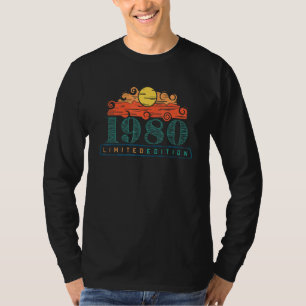 42誕生日レディースメンズ42年1980 1 Tシャツ