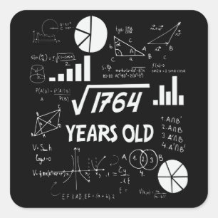 42誕生日平方根数学42歳 スクエアシール