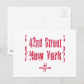 42通り。 ポストカード (正面/裏面)