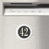#42黒い円 マグネット (インサイチュ (食洗機))