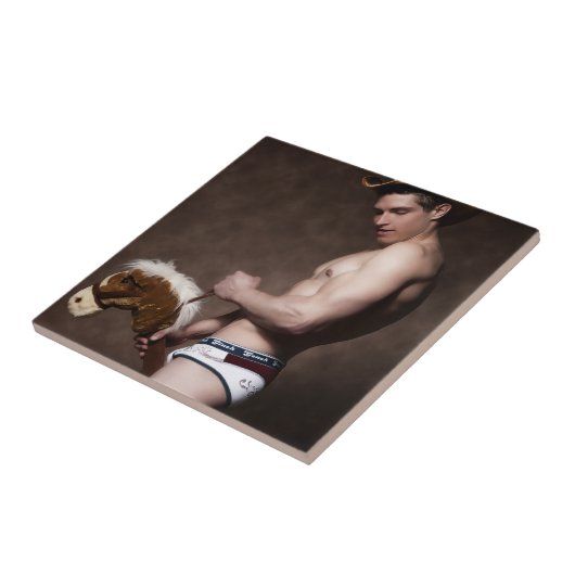 42067aカウボーイ タイル (側面)