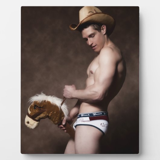 42067aカウボーイ フォトプラーク (正面)