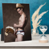 42067aカウボーイ フォトプラーク (側面)