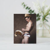 42067aカウボーイ ポストカード (スタンド正面)