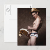 42067aカウボーイ ポストカード (正面/裏面)