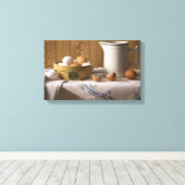 4211卵&ピッチャー静止時 キャンバスプリント (インサイチュ (ウッドフロア))