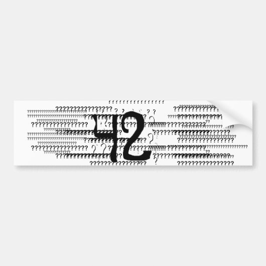 42 バンパーステッカー (正面)